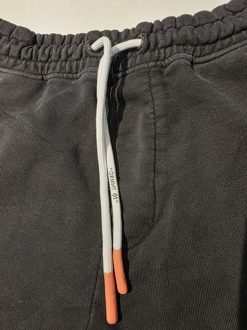 Bershka Black Athletic Drawstring Shorts with Orange Tips